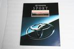 Folder Toyota Sport CELICA - SUPRA MR2 (11-1991) (61), Ophalen of Verzenden, Nieuw, Toyota