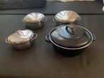 Martha Stewart Kookset met BK Fortalit Braadpan, Huis en Inrichting, Ophalen of Verzenden, Zo goed als nieuw, Rvs, Koekenpan of Braadpan