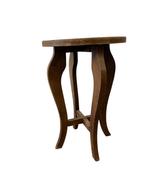 vintage houten pied de stal / bijzettafel / plantentafel, Antiek en Kunst, Ophalen