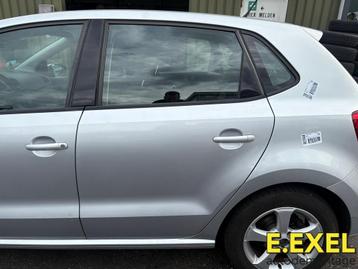 Deur links achter Volkswagen Polo 6R 2009-14 LA7W beschikbaar voor biedingen