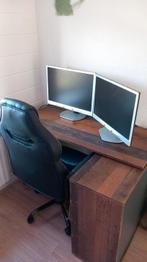 2 philips brilliance 220b4l monitoren, Philips, Ophalen of Verzenden, Zo goed als nieuw, Onbekend