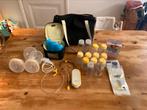 Borstkolf Medela Freestyle Hands-free met extra accessoires, Ophalen of Verzenden, Gebruikt, Borstkolf