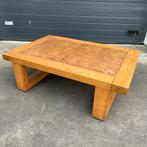 TOTALE LEEGVERKOOP Zweeds design massief grenen salontafel, Ophalen, Scandinavisch design, Gebruikt, 100 tot 150 cm