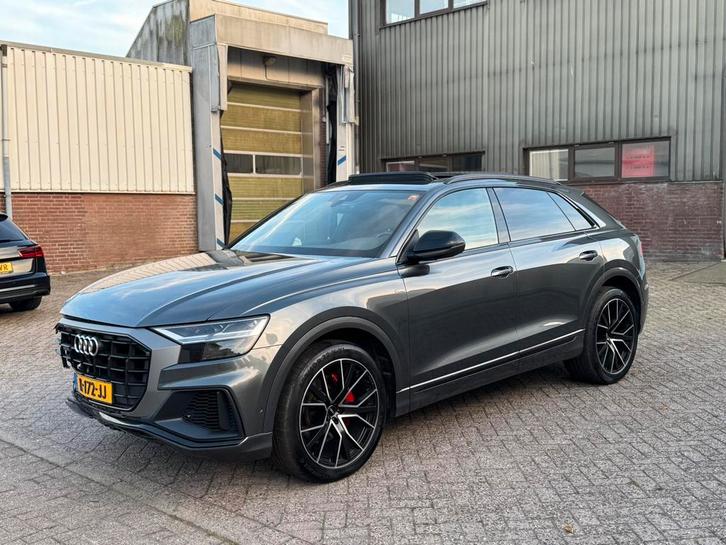 Audi Q8 55 TFSI 340Pk Quattro S-Line Pano Nap NederlandseAut, Auto diversen, Schadeauto's, Audi, Automaat, Benzine, SUV of Terreinwagen