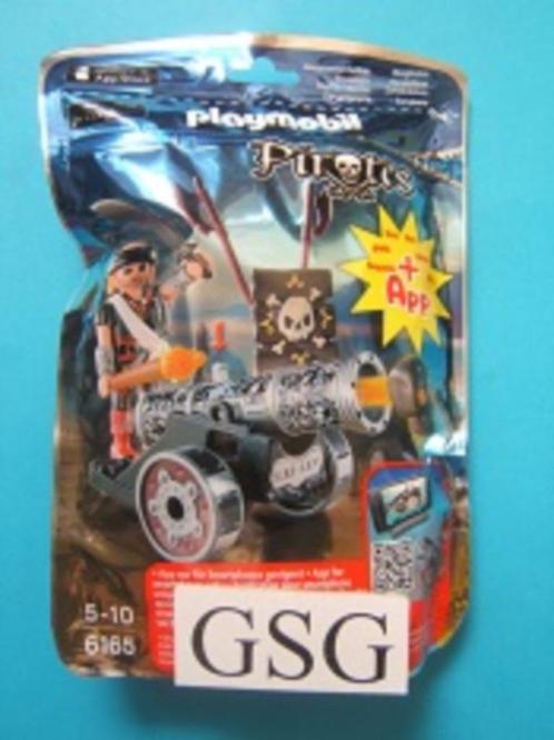 Piraat met zwart kanon nr. 6165-00 (Nieuw), Kinderen en Baby's, Speelgoed | Playmobil, Nieuw, Ophalen