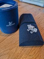 Swarovski Kristallen Kikker met Doos, Ophalen of Verzenden, Zo goed als nieuw, Overige materialen, Dierenbeeld