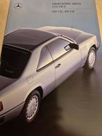 1987 dikke Mercedes 230CE 300CE COUPÉS w124 folder izgst, Ophalen of Verzenden, Zo goed als nieuw, Mercedes