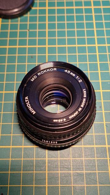 Minolta MC Rokkor 45mm f2 pancake beschikbaar voor biedingen