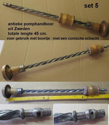 uit Zweedse nalatenschap, handboren, pompboren beschikbaar voor biedingen
