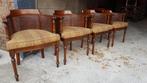 4 kersenhout eetkamer armstoelen, Huis en Inrichting, Stoelen, Ophalen, Bruin