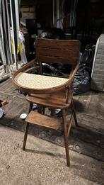 Vintage Houten Kinderstoel, Ophalen, Gebruikt, Meegroeistoel, Afneembaar eetblad