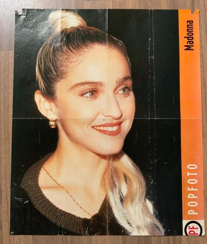 Poster Madonna / Fine Young Cannibals, Verzamelen, Posters, Gebruikt, Muziek, Deurposter of groter, Rechthoekig Staand, Verzenden