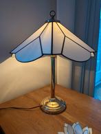 Tiffany lamp met gaaf design, Minder dan 50 cm, Glas, Ophalen of Verzenden, Zo goed als nieuw
