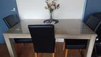Eettafel + 3 stoelen, Huis en Inrichting, Ophalen, Gebruikt, Minder dan 4 stoelen