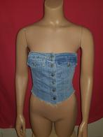 Top (662), Kleding | Dames, Blauw, Ophalen of Verzenden, Zo goed als nieuw, Zonder mouw