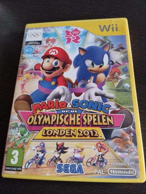 Mario & Sonic at the London 2012 Olympic Games, Spelcomputers en Games, Games | Nintendo Wii, Zo goed als nieuw, Sport, 3 spelers of meer