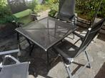tuintafel, Tuin en Terras, Ophalen, Gebruikt, Rechthoekig, Metaal