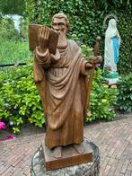 Zeldzaam oud houten heiligenbeeld ❤️ apostel Paulus, Ophalen of Verzenden