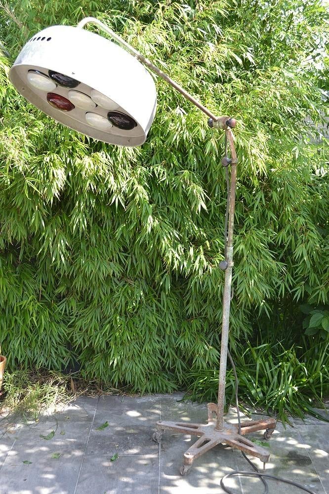 Franse industriële lamp, lees beschrijving, Antiek en Kunst, Antiek | Lampen, Ophalen