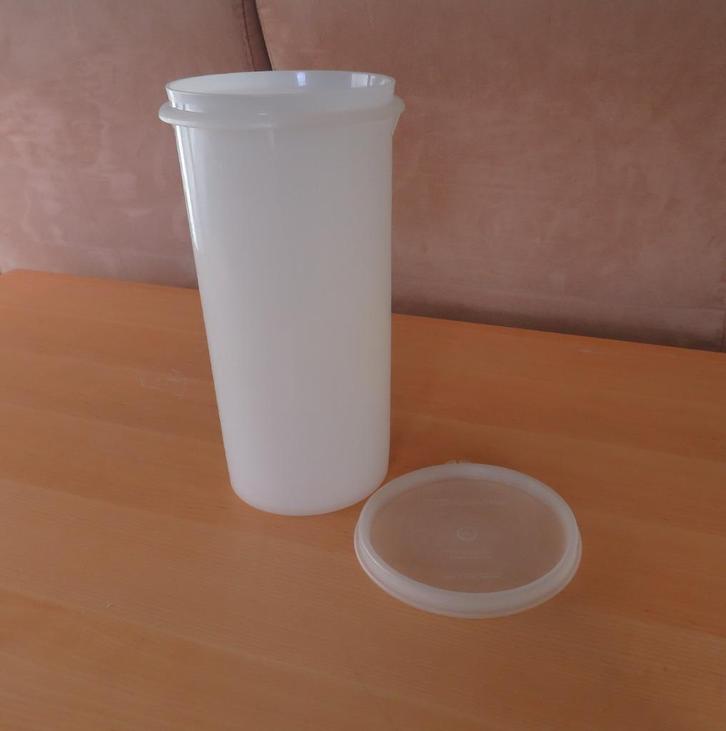 Tupperware voorraadbus met deksel Retro/Vintage H 22cm Ø 10, Huis en Inrichting, Keuken | Tupperware, Gebruikt, Bus of Trommel