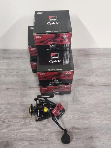 NIEUW Dam Quick 3 5000 FD Molen 10-Lagers Alu Spoel beschikbaar voor biedingen