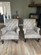 Te koop 2 stuks prachtige izgs fauteuils, Gebruikt, 75 tot 100 cm, Ophalen of Verzenden, Stof