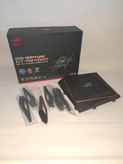 Router Asus ROG Rapture GT-AX11000, Computers en Software, Routers en Modems, Gebruikt, Router, Ophalen of Verzenden