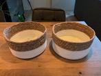 2 leuke manden doorsnede 25cm, Ophalen of Verzenden, Gebruikt, Rond, Mand