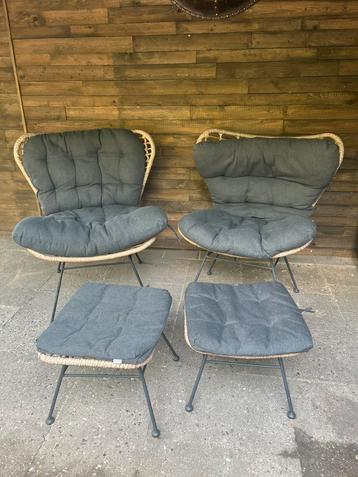 Garden Tuinstoel Loungstoel  Libelle Relax Fauteuil -Naturel beschikbaar voor biedingen