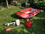 Rubberboot sun marine 4 pk motor, Ophalen, Zo goed als nieuw, Motor en Techniek