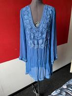 Korenblauwe voile tuniek van Hunza maat M /L . ZGAN, Maat 38/40 (M), Blauw, Ophalen of Verzenden, Zo goed als nieuw