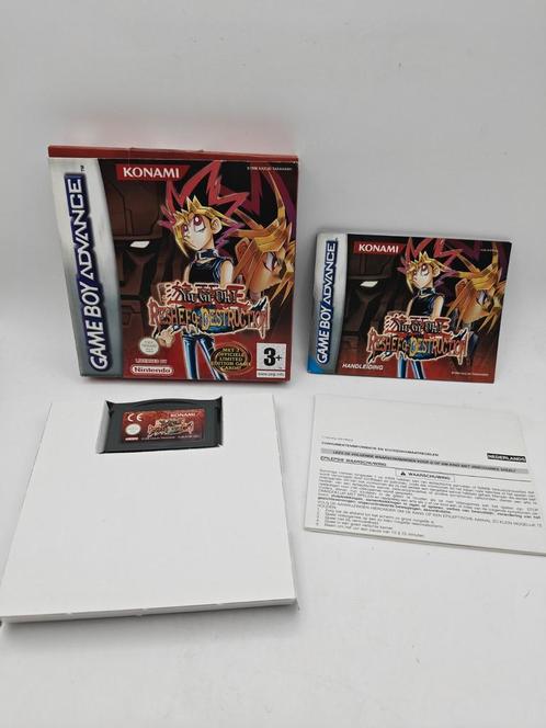 Yu-gi-oh Reshef of destruction Gameboy Advance CIB, Spelcomputers en Games, Games | Nintendo Game Boy, Zo goed als nieuw, Racen en Vliegen
