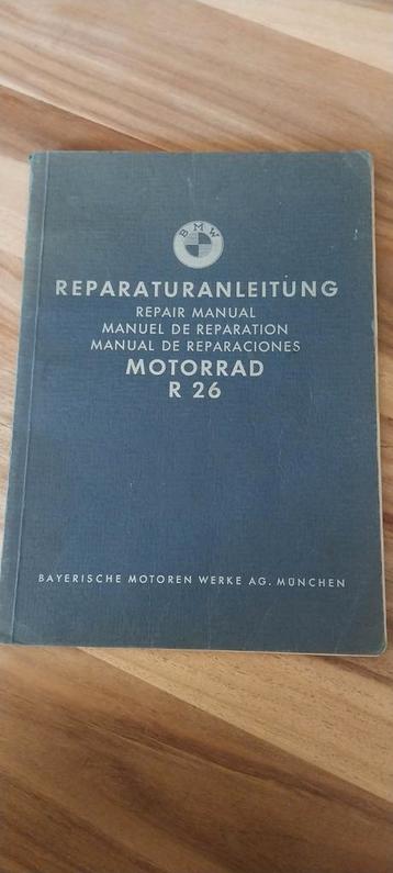 BMW R 26   Reparaturanleitung beschikbaar voor biedingen