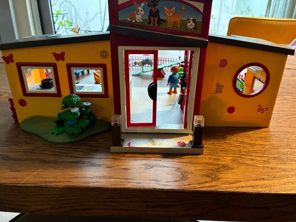 Playmobil dierenpension 9275, Ophalen of Verzenden, Zo goed als nieuw, Complete set