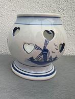 Delfs blauw theelichthouder, Overige materialen, Blauw, Ophalen of Verzenden, Kandelaar