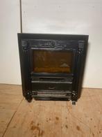 Elektrische openhaard, Ophalen, Gebruikt, Vrijstaande haard, Houthaard