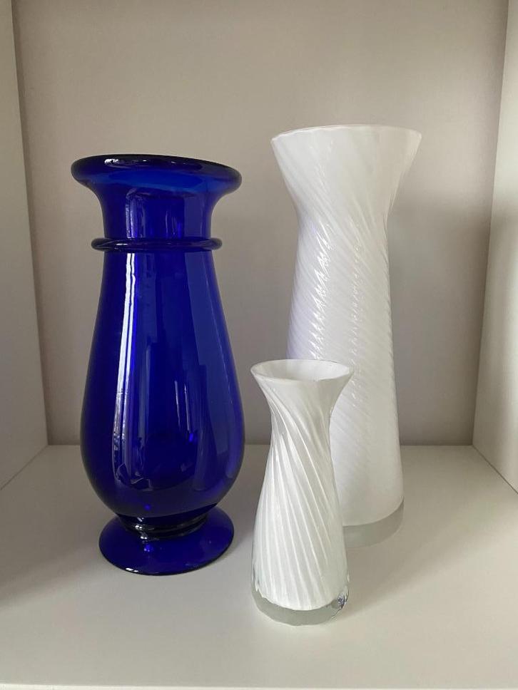 3 bloembollenglazen Denemarken. 2 hyacintglazen en 1 Krokus, Antiek en Kunst, Antiek | Glas en Kristal, Verzenden