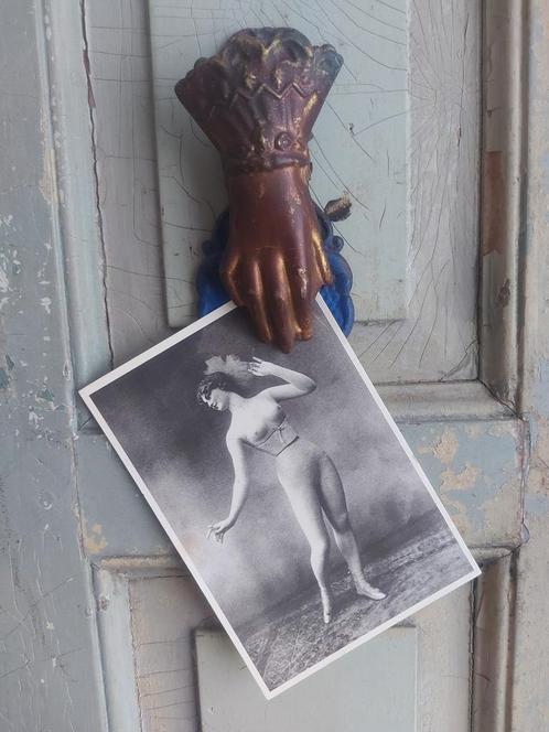 Orig.Antiek Frans victoriaanse brievenklem,hand,klemhandje, Antiek en Kunst, Curiosa en Brocante, Ophalen of Verzenden