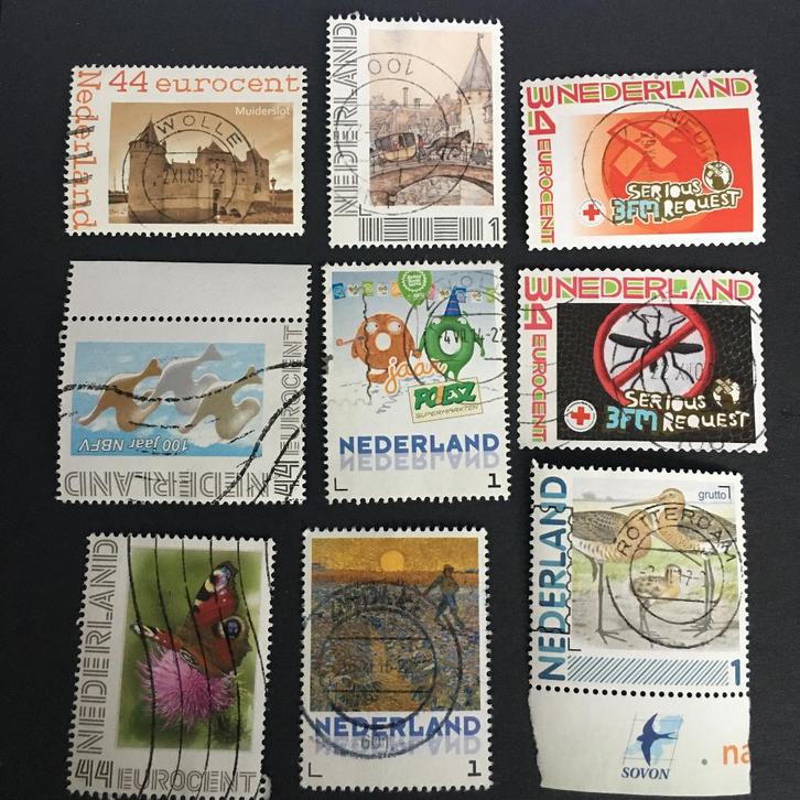 vrhg 956d Persoonlijke zegels- 9x diverse met Poiesz - geste, Postzegels en Munten, Postzegels | Nederland, Ophalen of Verzenden
