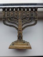 Chanoeka kalendaar joodse beeld, Ophalen of Verzenden, Koper of Brons