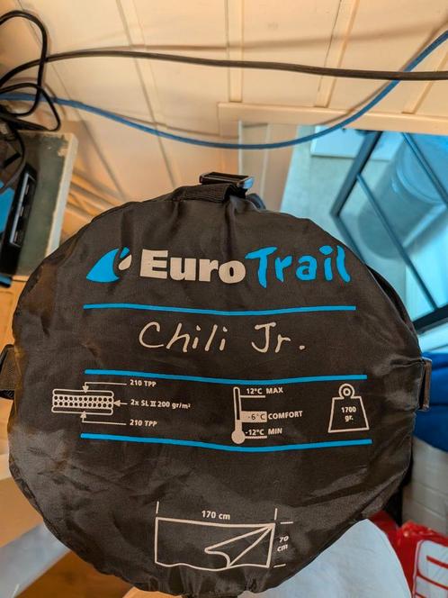Eurotrail Chili Jr slaapzak 3x, Caravans en Kamperen, Slaapzakken, Zo goed als nieuw, Ophalen
