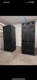 Eminence speakerset met palladium versterkers, Audio, Tv en Foto, Luidsprekers, Overige merken, Overige typen, Zo goed als nieuw