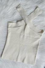 White cross neck top, Wit, Nieuw, Ophalen of Verzenden, Zonder mouw