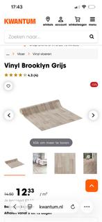 NIEUW! Vinyl vloer kwantum- Brooklyn Grijs- nooit gebruikt, Huis en Inrichting, Stoffering | Vloerbedekking, Ophalen, Nieuw, Grijs