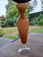 Puntgave Opaline vaas Hoog  38 cm., Ophalen of Verzenden, Zo goed als nieuw, Minder dan 50 cm