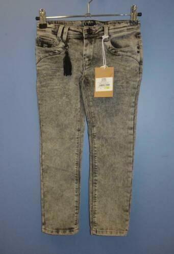 Baker Bridge nieuwe jeans grijs / zwart dyed 104 nr 33795, Kinderen en Baby's, Kinderkleding | Maat 104, Nieuw, Meisje, Broek