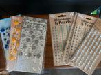 Stickers Rhinestones Parel Bloemen - 7 Vellen Nieuw, Ophalen of Verzenden, Nieuw, Materiaal