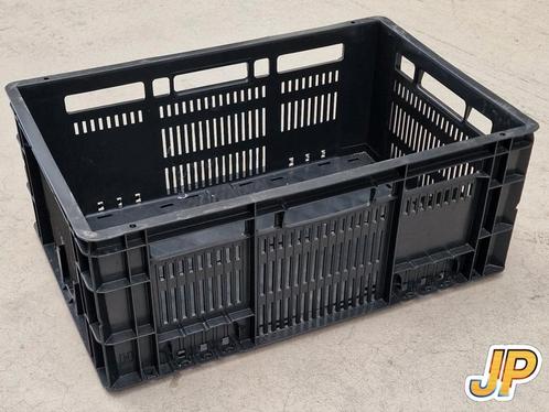 50 super sterke zwarte kratten 60x40x23, Doe-het-zelf en Verbouw, Kratten en Dozen, Gebruikt, Krat, 50 tot 75 cm, Minder dan 35 cm