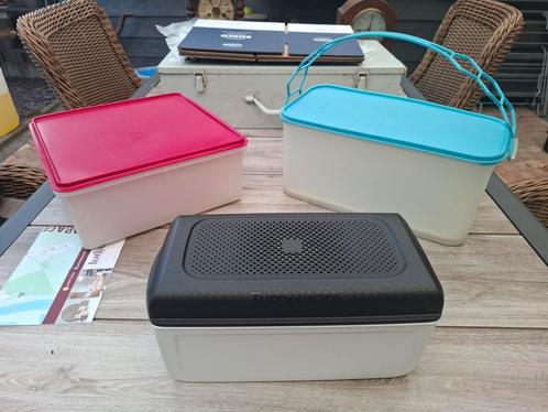 Diverse Tupperware - Uitzoeken!, Huis en Inrichting, Keuken | Tupperware, Gebruikt, Bak of Kom, Blauw, Geel, Oranje, Paars, Rood