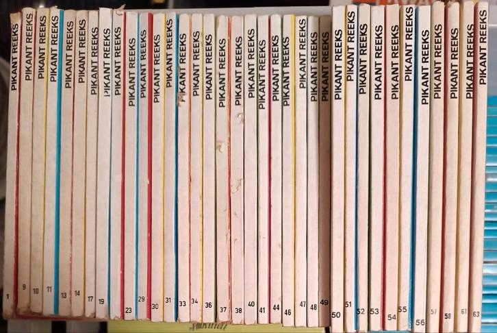 Pikant Reeks - Strips voor Volwassenen. 36 stuks, Boeken, Stripboeken, Gelezen, Meerdere stripboeken, Ophalen of Verzenden